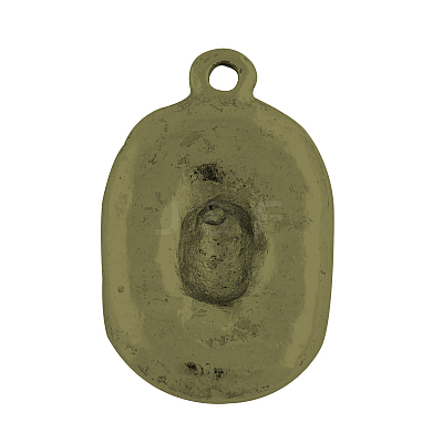 Tibetan Style Alloy Pendants TIBEP-4422-AB-NR-1