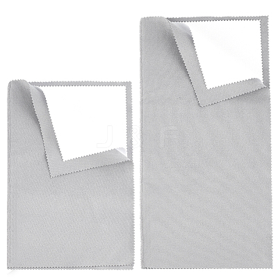 2Pcs 2 Style 4 Layers Silver Polishing Cloth TOOL-BBC0001-04A-1