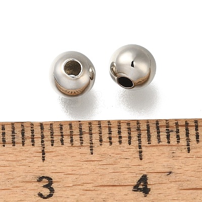 Rack Plating Brass Beads KK-K373-08B-P-1