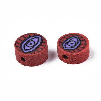 Handmade Polymer Clay Beads X-CLAY-N008-045-1