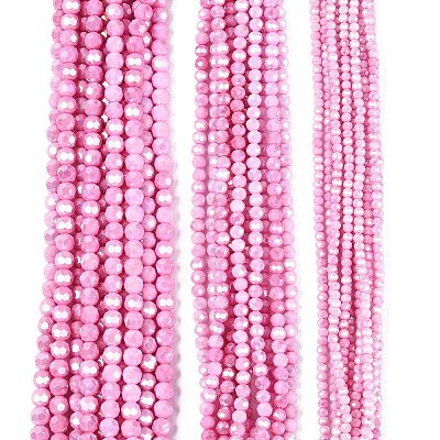 Anti-Tarnish Electroplate Glass Beads Strands EGLA-ZX010-8mm-02-1