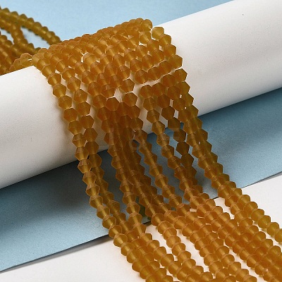 Imitate Austrian Crystal Frosted Glass Beads Strands LS-EGLA-A039-T3mm-MD28-1