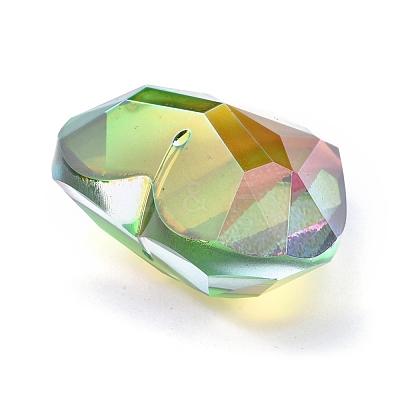 K9 Glass Rhinestone Pendants GLAA-Q087-03-1