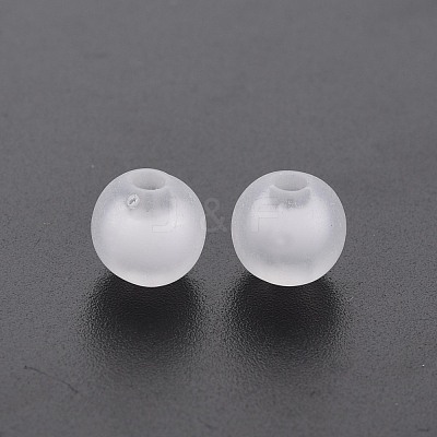 Frosted Acrylic Beads FACR-Q006-16mm-01-1
