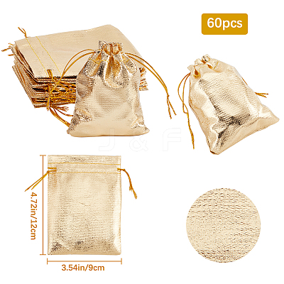 60Pcs Organza Drawstring Bags OP-BBC0001-01C-1