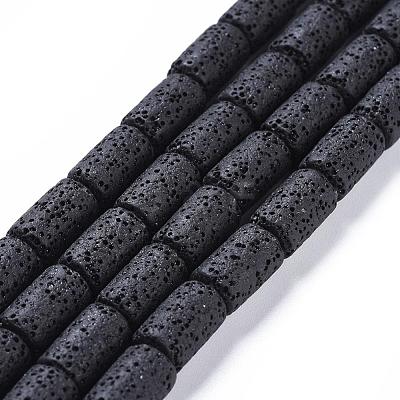 Natural Lava Rock Beads Strands G450-B11-1