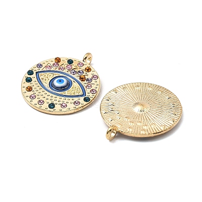 Alloy Rhinestone Pendants FIND-B051-07G-1