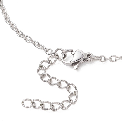 304 Stainless Steel Cable Chain Bracelets BJEW-JB13248-1