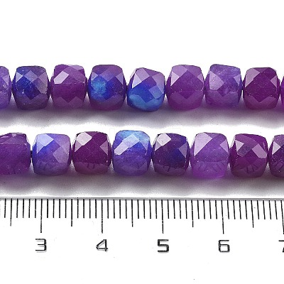 Natural Quartz Imitation Sugilite Beads Strands G-C179-B07-01-1