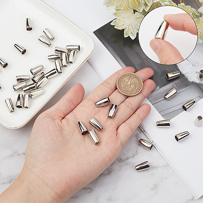 Alloy Cord Ends FIND-GF0003-61P-1
