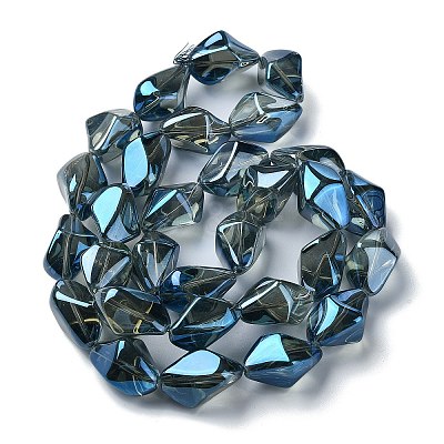 Electroplate Transparent Glass Beads Strands EGLA-E060-01A-FR04-1