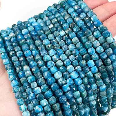 Natural Apatite Beads Strands X-G-E560-A07-4mm-A-1