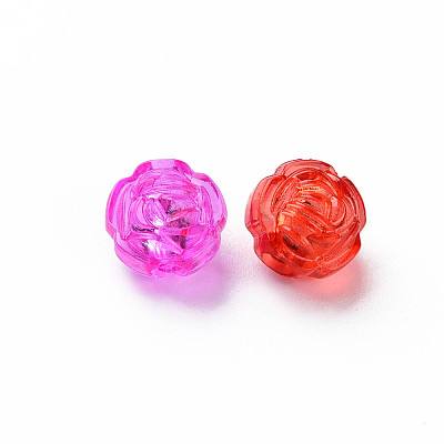 Transparent Acrylic Beads MACR-N013-012-1