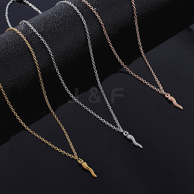DIY 304 Stainless Steel Necklaces Kits DIY-UN0002-09-1