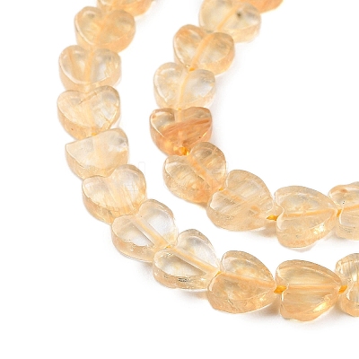 Natural Citrine(Heated) Beads Strands G-M403-A24-02-1