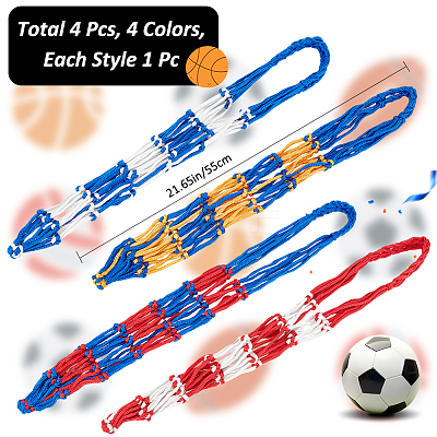  Polyester Basketball Net AJEW-CN0002-47A-1