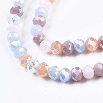 Glass Beads Strands GLAA-T006-16F-1