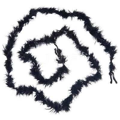 1Pc Turkey Feathers Fluff Boa for Dancing AJEW-GF0012-31D-1