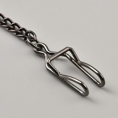 Alloy Clip Pocket Watch Chain FIND-WH0018-22B-1