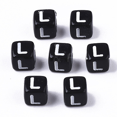 Opaque Acrylic Beads LS-SACR-N002-01L-1