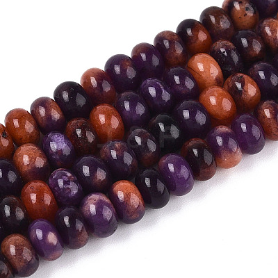 Halloween Theme Dyed Natural White Jade Beads Strands G-T139-58A-01-1