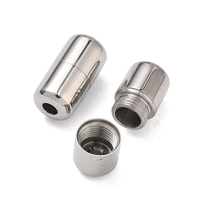 304 Stainless Steel Screw Clasps STAS-A138-10B-P-1