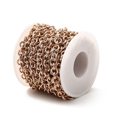 Ion Plating(IP) 304 Stainless Steel Textured Cable Chains STAS-B040-02RG-1