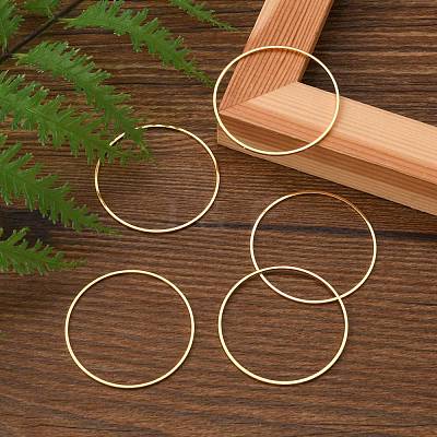 Brass Linking Rings X-KK-Y003-03L-G-1