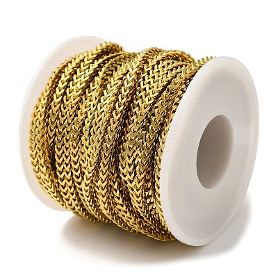 Ion Plating(IP) 304 Stainless Steel Curb Chains CHS-C013-01B-G-1