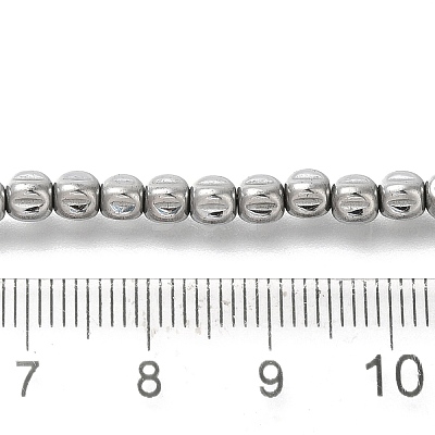 Electroplated Synthetic Non-magnetic Hematite Beads Strands G-C154-A01-01K-1