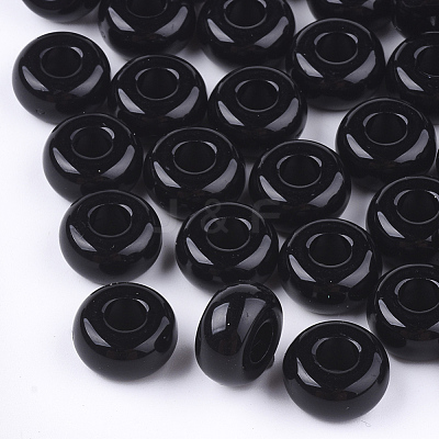 Opaque Acrylic European Beads X-SACR-T344-06A-1