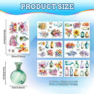 PVC Window Static Stickers AJEW-WH0583-005-1