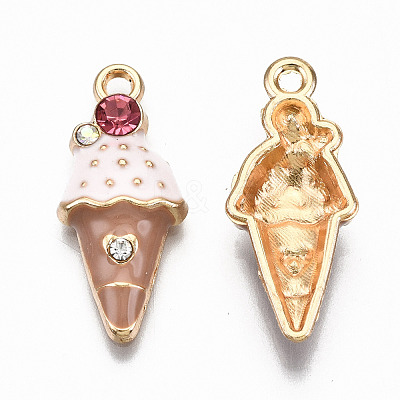 Alloy Enamel Pendants ENAM-S126-004A-RS-1