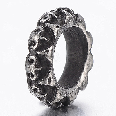 304 Stainless Steel European Beads LS-STAS-F160-15B-1