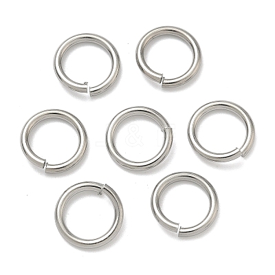 Tarnish Resistant 304 Stainless Steel Open Jump Rings STAS-R065-38-1