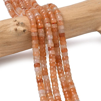 Natural Red Aventurine Heishi Beads Strands G-A299-A02-01-1