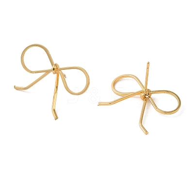 Brass Stud Earrings for Women EJEW-F334-03G-01-1