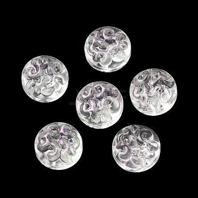 Transparent Glass Beads GLAA-D007-02E-1