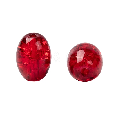 18 Colors Transparent Crackle Glass Beads CCG-X0011-02-6x8mm-1