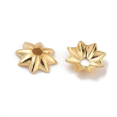 Brass Bead Caps KK-H503-05G-1