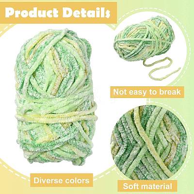 Super Bulky Chenille Polyester Yarn YCOR-FZC0001-01E-1