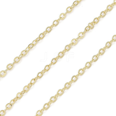 Rack Plating Brass Cable Chains CHC-A010-02G-1