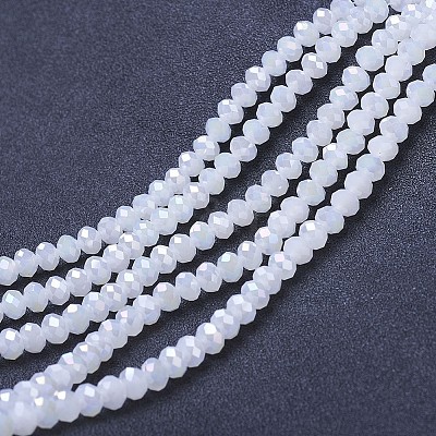 Electroplate Glass Beads Strands EGLA-A044-J8mm-B05-1