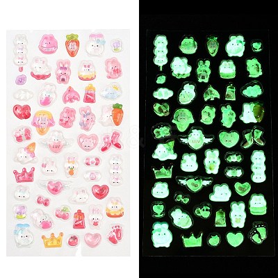 Epoxy Resin 3D Puffy Stickers DIY-G122-01E-1