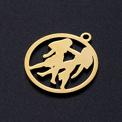201 Stainless Steel Pendants STAS-S105-JN363-3-1