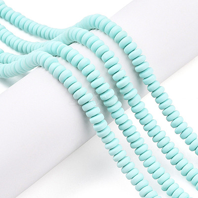 Handmade Polymer Clay Beads Strands X-CLAY-N008-008H-1