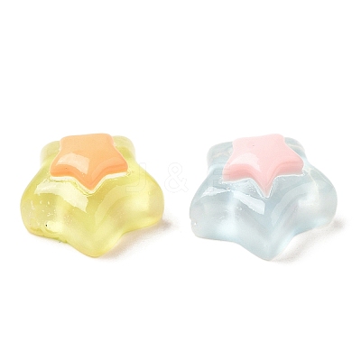 Cartoon Translucent Resin Cabochons RESI-C039-01S-1