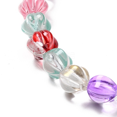 Transparent Glass Beads Strands GLAA-F114-02A-05-1