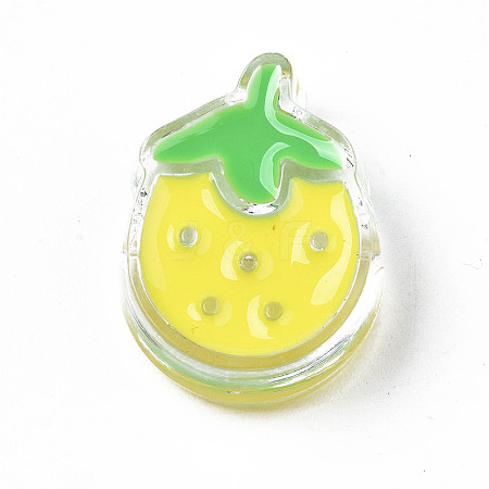Transparent Acrylic Enamel Beads LS-OACR-N130-024-02-1