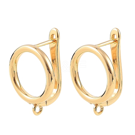 SHEGRACE Brass Hoop Earring Findings XGRQ79507-942G-1